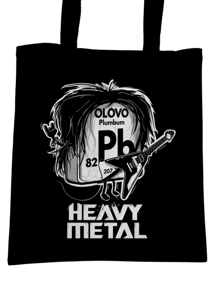 Heavy Metal taška Black