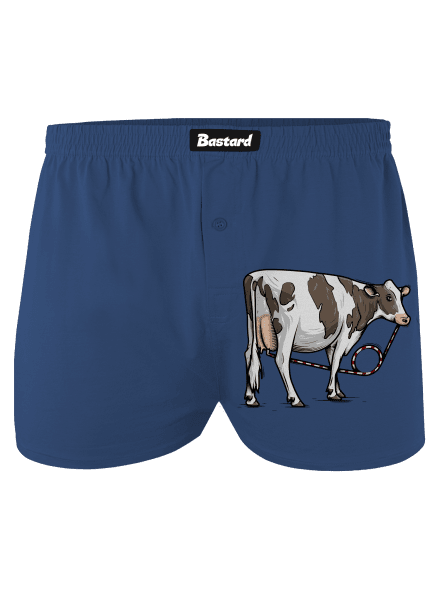 Cow drink pánske trenky Blue