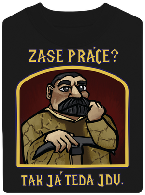 Zase práce? unisex mikina bez kapucne Black