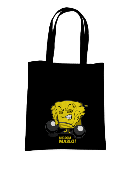 Nie som maslo taška Black