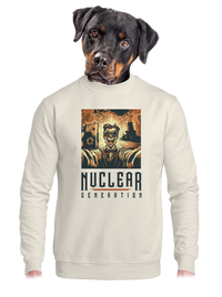 unisex mikina bez kapucne