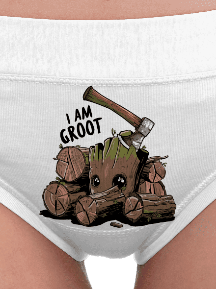 I Am Groot dámske nohavičky White