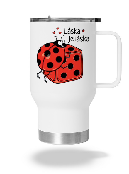 Láska je láska termohrnček White