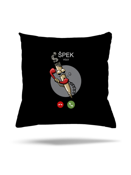 Špek volá vankúš Black