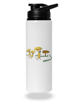 Beží líšky k táboru flaša na vodu White