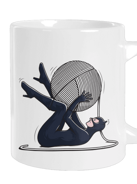 Catwoman veľký hrnček White