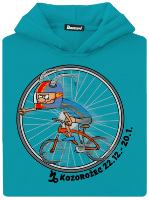 Cyklistický horoskop: Kozorožec detská mikina klokanka Hawaiian Blue