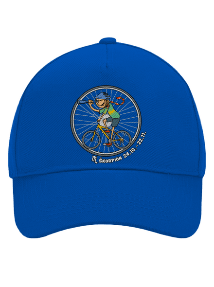 Cyklistický horoskop: Škorpión šiltovka baseballka Bright Royal