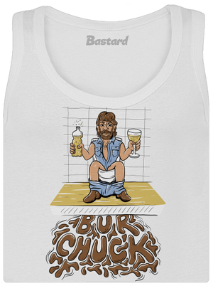 BurChuck dámske tielko klasické White