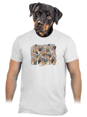 Nájdi čerta pánske tričko White