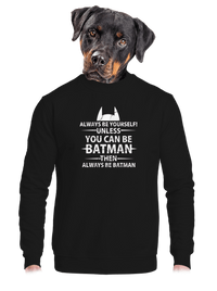 unisex mikina bez kapucne