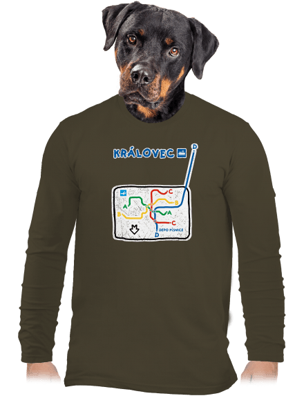 Metro Královec pánske dlhý rukáv Urban Khaki