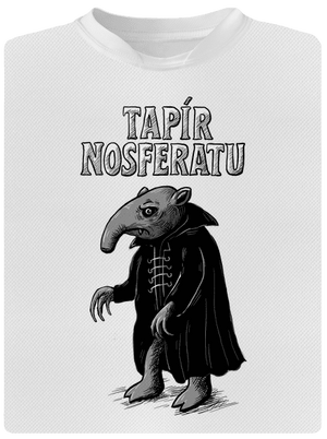 Tapír Nosferatu pánske športové tričko White