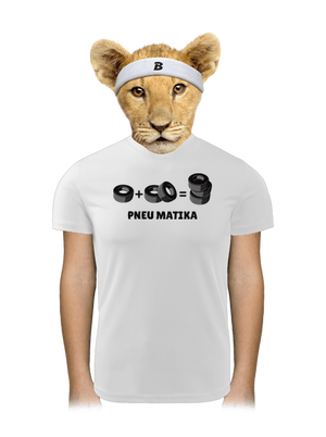 Pneu Matika detské športové tričko White