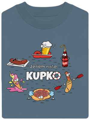 Slovenské kupko unisex mikina bez kapucne Nordic Blue