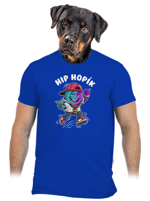 Hip Hopík pánske tričko Royal Blue