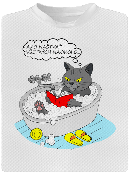 Ako všetkých naštvať detské športové tričko White