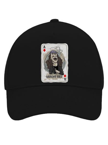 Kárové eso šiltovka baseballka Black