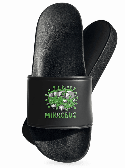Mikrobus šľapky Black