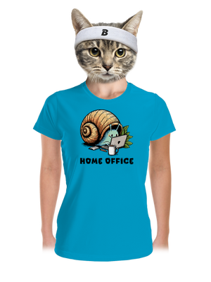 Slimákov home office dámske športové tričko Blue Atol