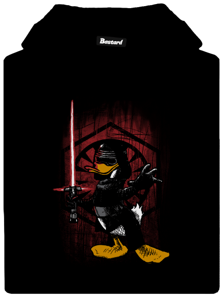 Kylo Duck dámska mikina klokanka Black