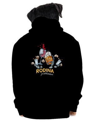 pánska mikina na zips