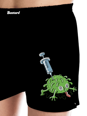 Zapichnutý covid pánske trenky Black