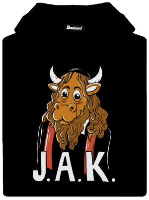 Jak pánska mikina klokanka Black