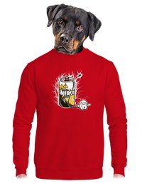 unisex mikina bez kapucne