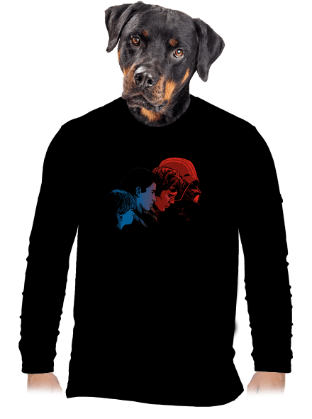 Vaders evolution pánske dlhý rukáv Black