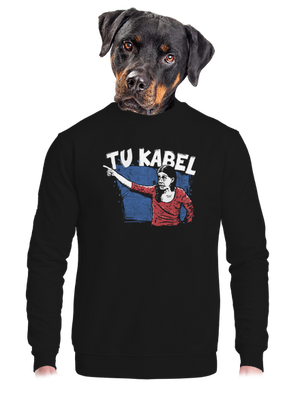 Tukabel unisex mikina bez kapucne Black