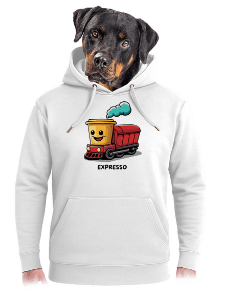 Expresso unisex mikina premium Snowwhite