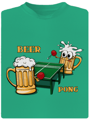 Beer pong pánske športové tričko Mint Mal