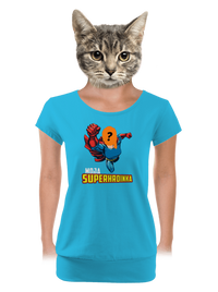 dámske tričko s lemom