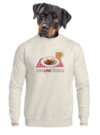 unisex mikina bez kapucne