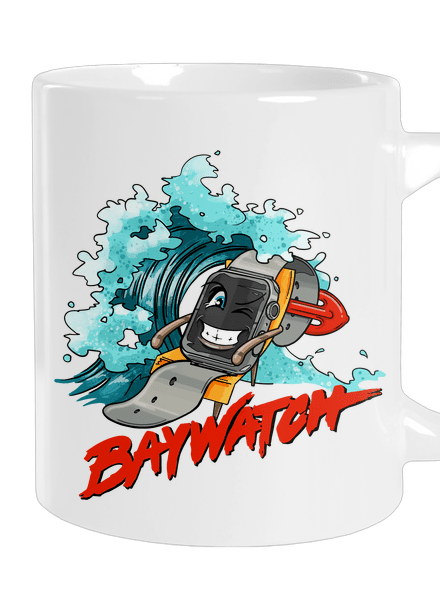 Baywatch veľký hrnček White