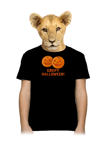 Grepy Halloween detské tričko Black