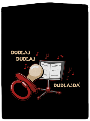 Dudlajdá pánska mikina na zips Black