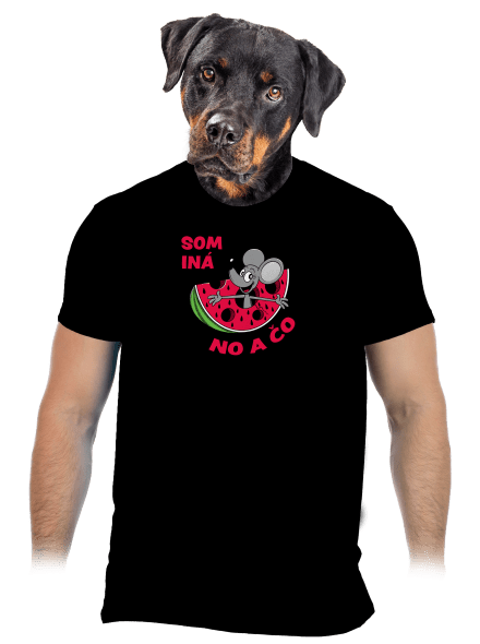 Som iná pánske tričko Black