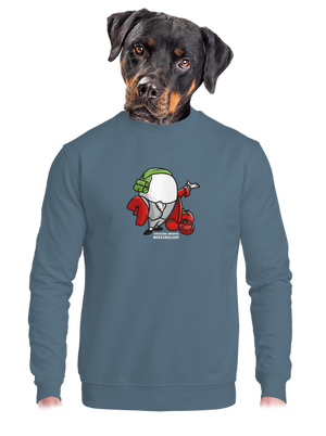 unisex mikina bez kapucne