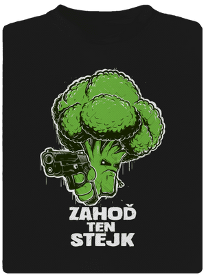 Zahoď ten stejk detské športové tričko Black