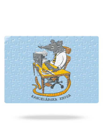 Kancelárska krysa puzzle White