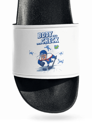 Body check šľapky White