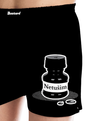 Netušim pánske trenky Black