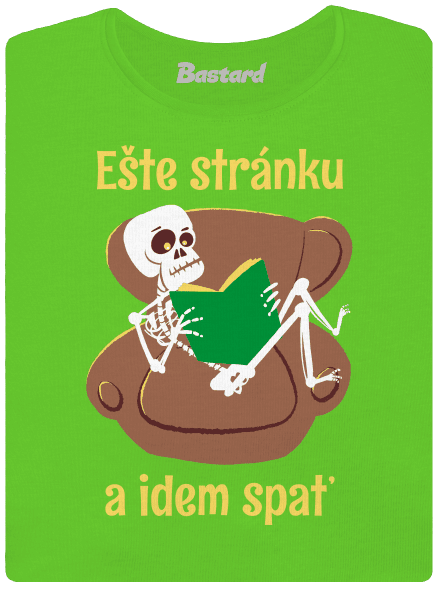 Ešte stránku dámske tričko Apple Green