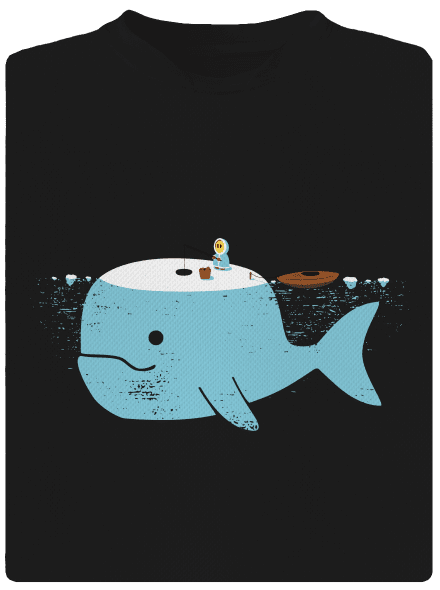 Rybárčenie detské športové tričko Black