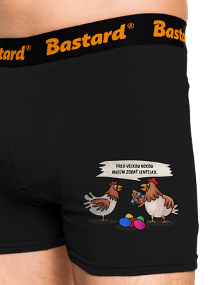 Sliepka pred Veľkou nocou boxerky Black