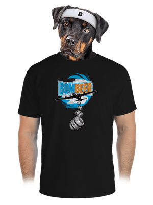 BomBeer pánske športové tričko Black