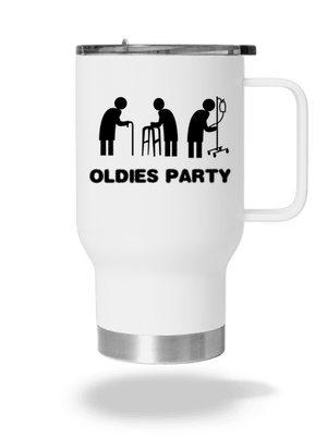 Oldies party termohrnček White