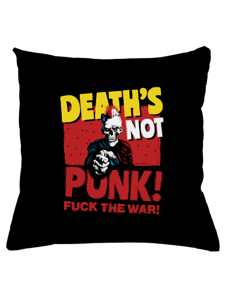 Death's not punk vankúš Black